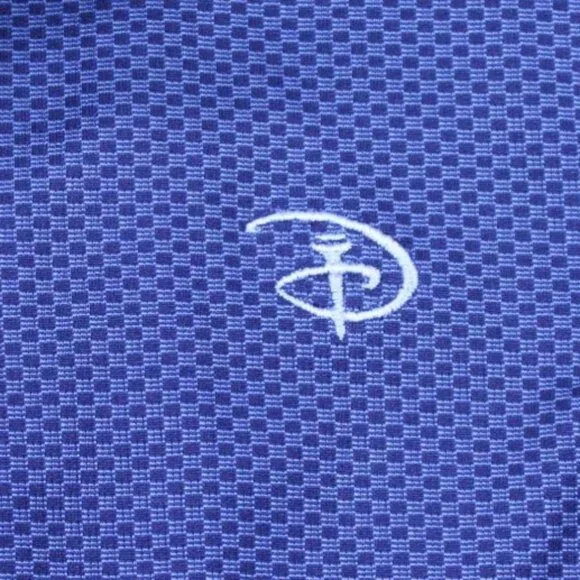Greg Norman Disney Golf Logo Mens Blue Microfiber Polyester Polo Shirt Size XXL - Picture 3 of 7
